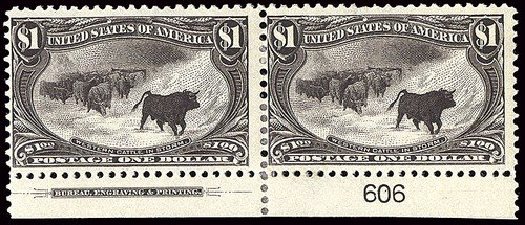 Price of US Stamp Scott Catalog 292: US$1.00 1898 Trans Mississippi Exposition. Spink Shreves Galleries, Jan 2014, Sale 146, Lot 339