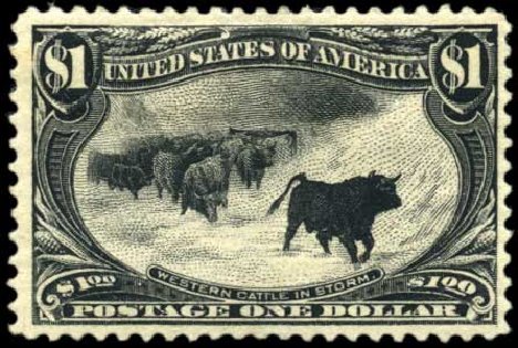 US Stamp Price Scott Cat. 292: 1898 US$1.00 Trans Mississippi Exposition. Harmer-Schau Auction Galleries, Oct 2010, Sale 87, Lot 250