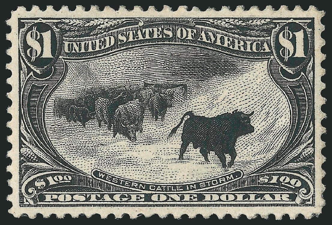 US Stamps Prices Scott Catalog # 292: 1898 US$1.00 Trans Mississippi Exposition. Robert Siegel Auction Galleries, Dec 2012, Sale 1037, Lot 1920