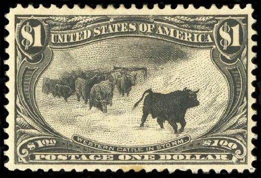Cost of US Stamps Scott Catalog # 292 - 1898 US$1.00 Trans Mississippi Exposition. Spink Shreves Galleries, Jul 2015, Sale 151, Lot 240