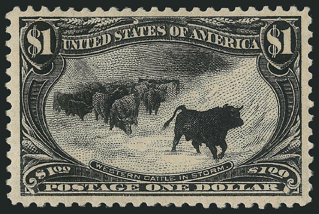 US Stamps Prices Scott Catalogue # 292: 1898 US$1.00 Trans Mississippi Exposition. Robert Siegel Auction Galleries, Apr 2015, Sale 1096, Lot 511