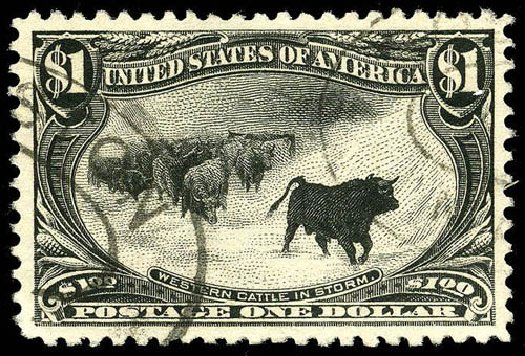 Price of US Stamp Scott Catalogue #292: 1898 US$1.00 Trans Mississippi Exposition. Matthew Bennett International, Apr 2008, Sale 326, Lot 284