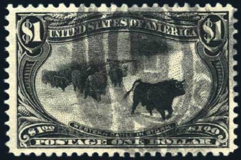 Price of US Stamps Scott # 292: 1898 US$1.00 Trans Mississippi Exposition. Harmer-Schau Auction Galleries, Aug 2011, Sale 90, Lot 1432