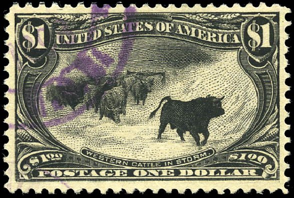 Costs of US Stamps Scott Catalog #292 - 1898 US$1.00 Trans Mississippi Exposition. Matthew Bennett International, Sep 2011, Sale 338, Lot 1903