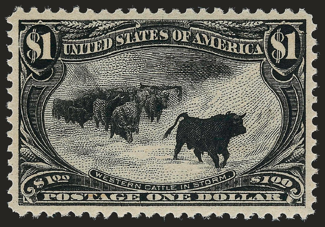 US Stamp Price Scott Catalog #292: 1898 US$1.00 Trans Mississippi Exposition. Robert Siegel Auction Galleries, Jun 2012, Sale 1025, Lot 203