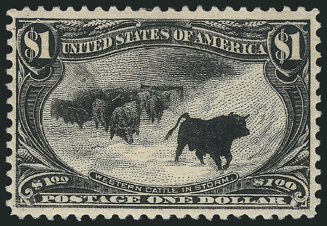 Price of US Stamp Scott 292 - 1898 US$1.00 Trans Mississippi Exposition. Robert Siegel Auction Galleries, Jul 2015, Sale 1107, Lot 393