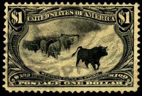 Cost of US Stamps Scott Catalog #292: 1898 US$1.00 Trans Mississippi Exposition. Harmer-Schau Auction Galleries, Feb 2012, Sale 92, Lot 1066