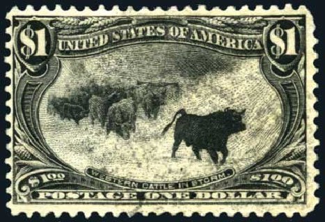 Prices of US Stamp Scott 292 - 1898 US$1.00 Trans Mississippi Exposition. Harmer-Schau Auction Galleries, May 2012, Sale 93, Lot 326