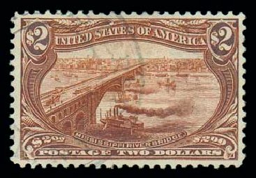US Stamps Price Scott Catalogue 293 - 1898 US$2.00 Trans Mississippi Exposition. Matthew Bennett International, Dec 2007, Sale 323, Lot 487