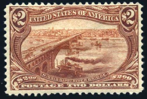 Price of US Stamp Scott # 293: US$2.00 1898 Trans Mississippi Exposition. Harmer-Schau Auction Galleries, Jun 2008, Sale 78, Lot 1487