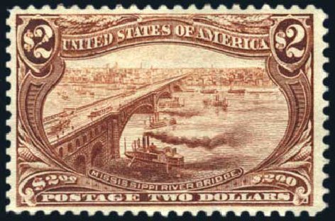 Price of US Stamps Scott Catalog 293: 1898 US$2.00 Trans Mississippi Exposition. Harmer-Schau Auction Galleries, Aug 2011, Sale 90, Lot 1437