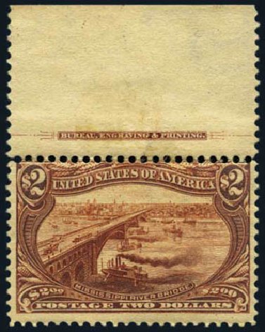 Price of US Stamps Scott #293 - US$2.00 1898 Trans Mississippi Exposition. Harmer-Schau Auction Galleries, May 2012, Sale 93, Lot 327