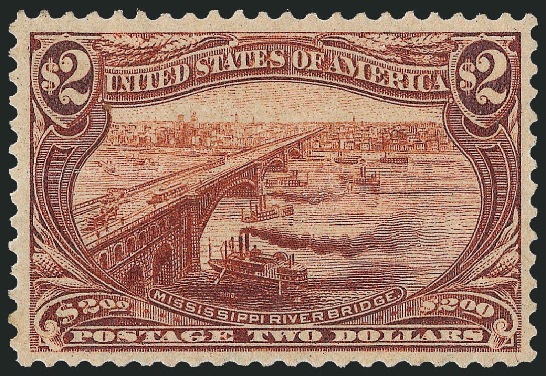 Cost of US Stamp Scott Catalogue 293 - 1898 US$2.00 Trans Mississippi Exposition. Robert Siegel Auction Galleries, Mar 2011, Sale 1007, Lot 2567