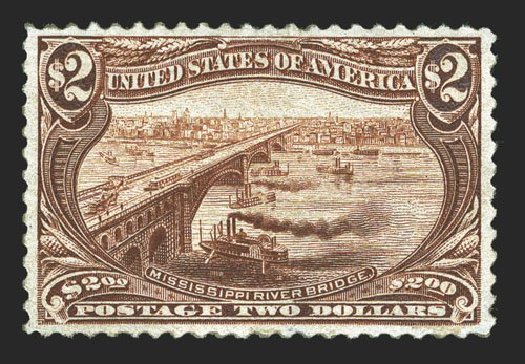 US Stamps Value Scott Catalogue 293: US$2.00 1898 Trans Mississippi Exposition. Spink Shreves Galleries, Mar 2013, Sale 142, Lot 287