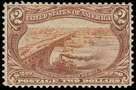 Price of US Stamp Scott Catalog # 293: US$2.00 1898 Trans Mississippi Exposition. H.R. Harmer, Nov 2013, Sale 3004, Lot 1218