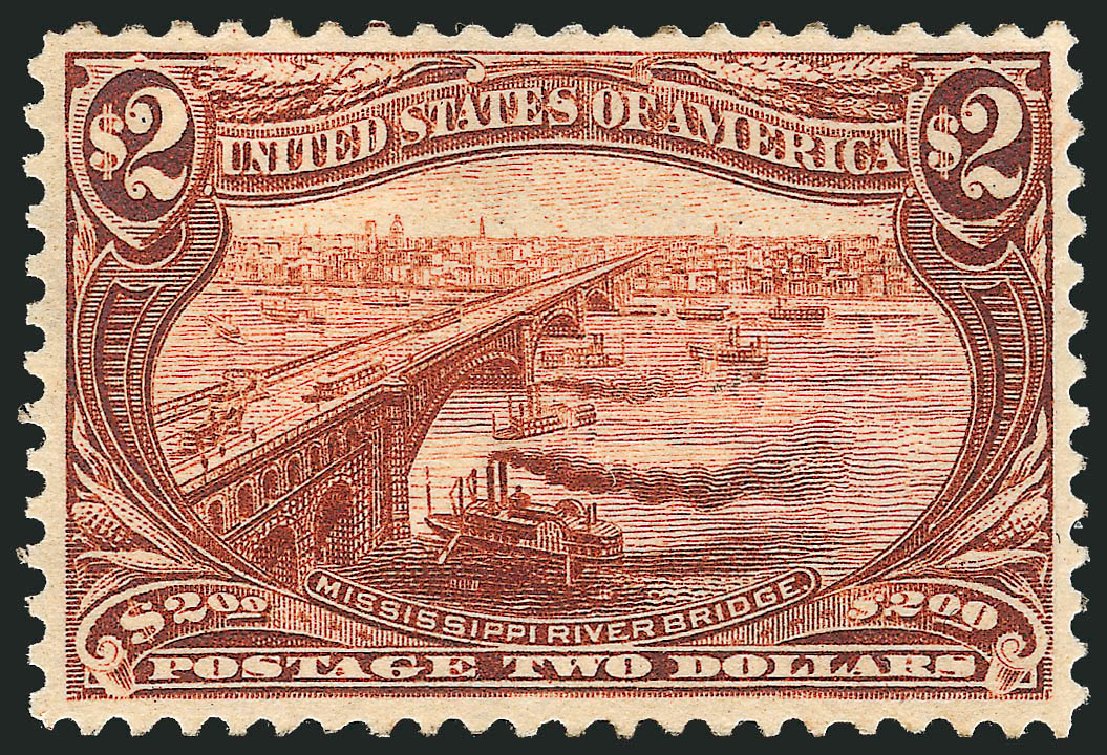 Cost of US Stamps Scott Cat. #293: 1898 US$2.00 Trans Mississippi Exposition. Robert Siegel Auction Galleries, Oct 2011, Sale 1013, Lot 338