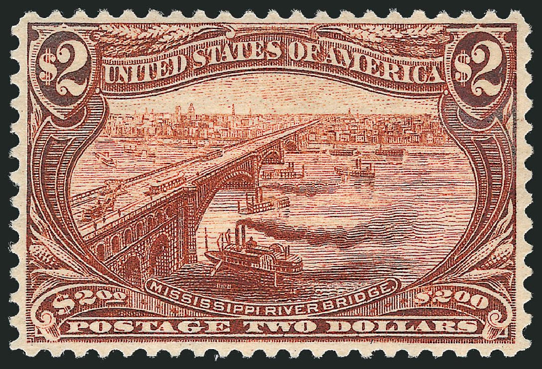 Prices of US Stamps Scott Cat. #293: US$2.00 1898 Trans Mississippi Exposition. Robert Siegel Auction Galleries, Oct 2011, Sale 1014, Lot 1678