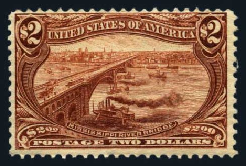 Price of US Stamp Scott Catalog #293 - 1898 US$2.00 Trans Mississippi Exposition. Harmer-Schau Auction Galleries, Aug 2014, Sale 102, Lot 1939