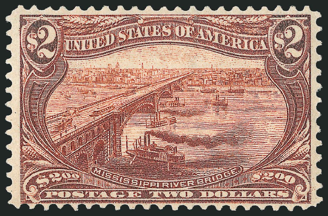 Prices of US Stamps Scott # 293 - 1898 US$2.00 Trans Mississippi Exposition. Robert Siegel Auction Galleries, Oct 2011, Sale 1014, Lot 1669