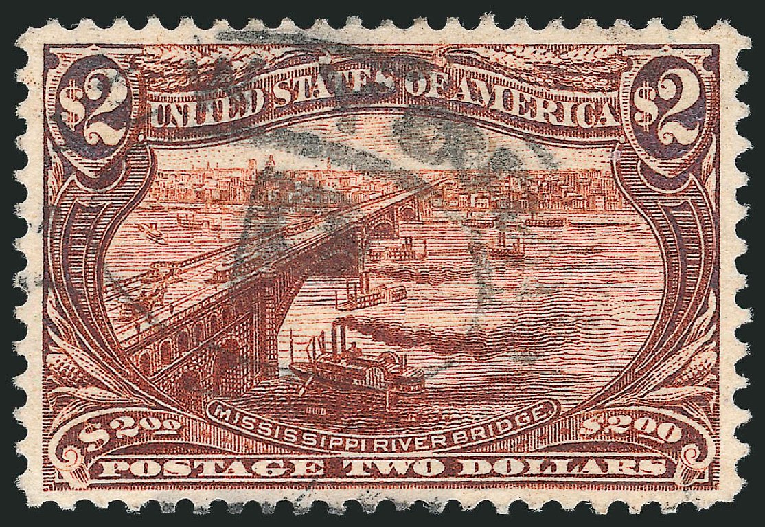 US Stamps Value Scott Catalog #293 - 1898 US$2.00 Trans Mississippi Exposition. Robert Siegel Auction Galleries, Dec 2012, Sale 1037, Lot 1929