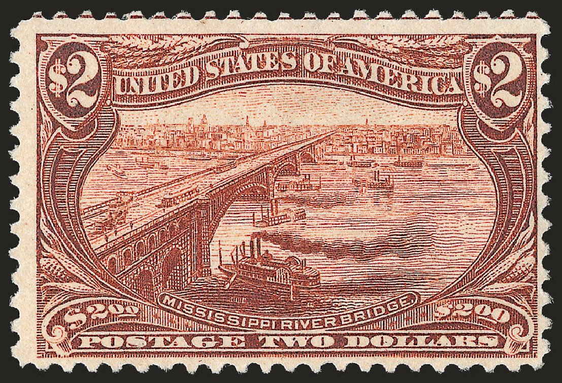 Costs of US Stamps Scott #293 - 1898 US$2.00 Trans Mississippi Exposition. Robert Siegel Auction Galleries, Jun 2010, Sale 992, Lot 2379