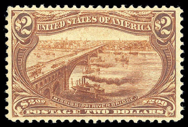 Prices of US Stamps Scott Catalogue # 293: US$2.00 1898 Trans Mississippi Exposition. Matthew Bennett International, Sep 2010, Sale 331, Lot 670