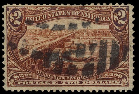 US Stamp Price Scott Catalog # 293 - US$2.00 1898 Trans Mississippi Exposition. Cherrystone Auctions, Apr 2010, Sale 201004, Lot 220