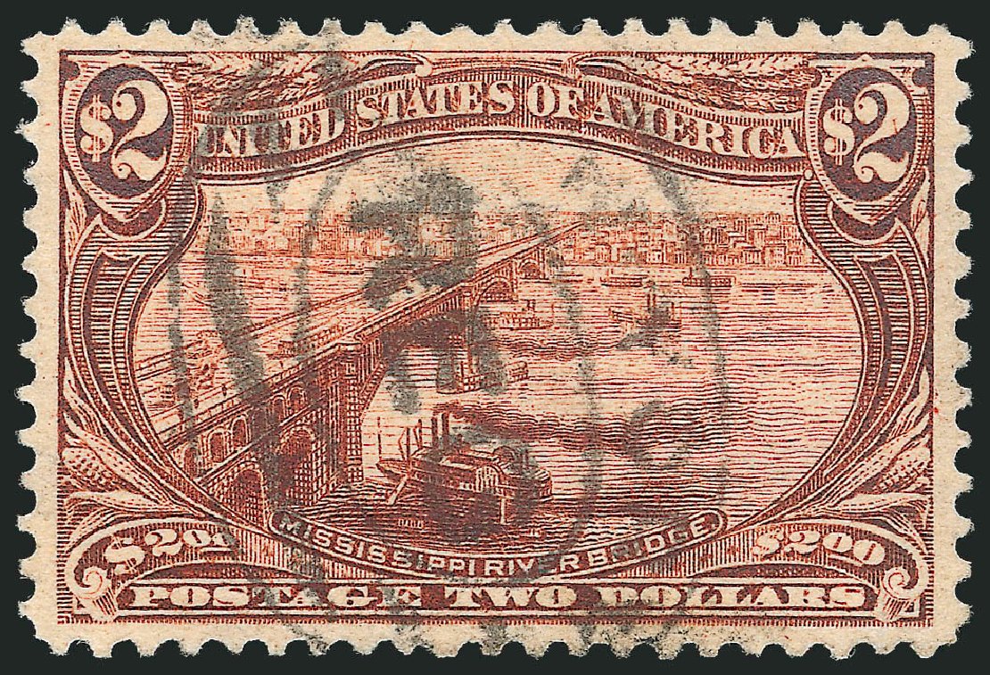 Price of US Stamp Scott # 293 - 1898 US$2.00 Trans Mississippi Exposition. Robert Siegel Auction Galleries, Oct 2012, Sale 1032, Lot 3420