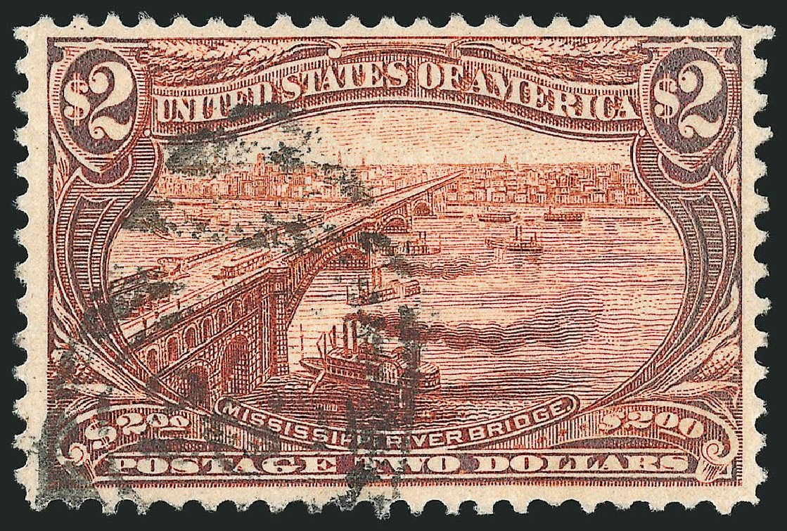 Cost of US Stamp Scott Cat. 293 - US$2.00 1898 Trans Mississippi Exposition. Robert Siegel Auction Galleries, Nov 2014, Sale 1084, Lot 3670