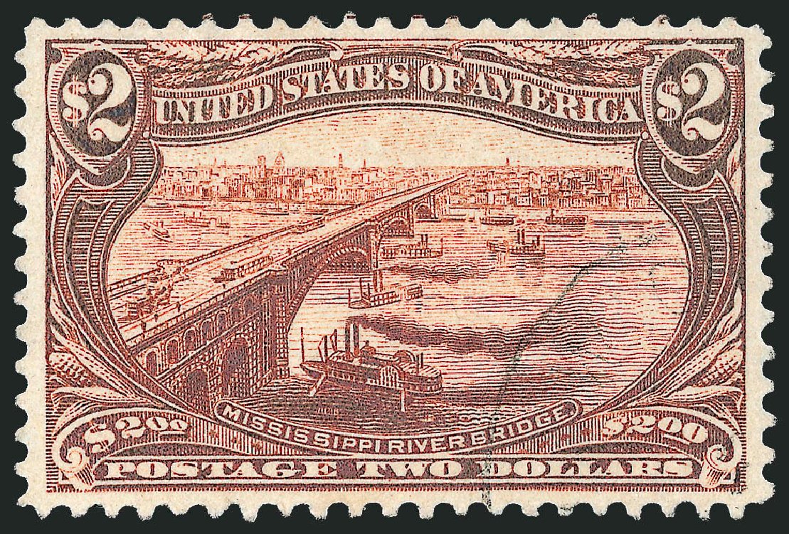 Costs of US Stamp Scott Cat. #293 - 1898 US$2.00 Trans Mississippi Exposition. Robert Siegel Auction Galleries, Mar 2011, Sale 1007, Lot 2571