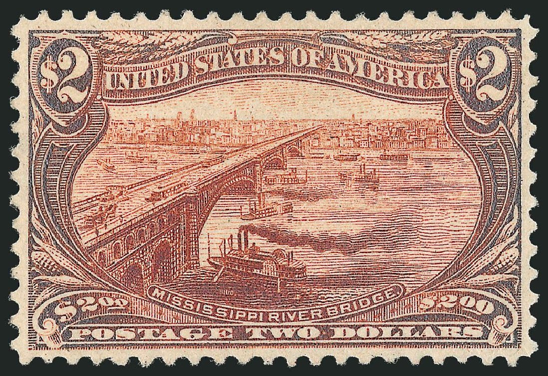 Price of US Stamp Scott Cat. # 293 - 1898 US$2.00 Trans Mississippi Exposition. Robert Siegel Auction Galleries, Nov 2013, Sale 1061, Lot 3801