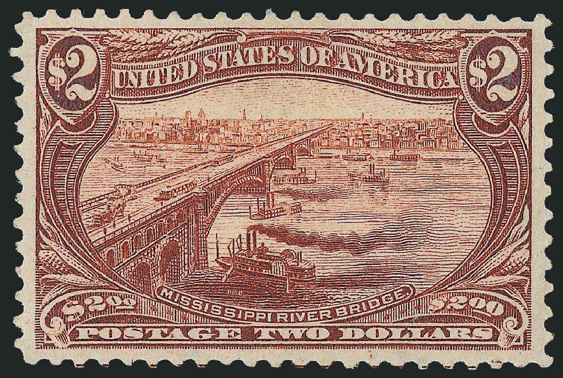 Prices of US Stamps Scott Catalog # 293: 1898 US$2.00 Trans Mississippi Exposition. Robert Siegel Auction Galleries, Sep 2009, Sale 976, Lot 1831