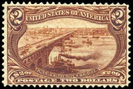 Price of US Stamps Scott # 293: 1898 US$2.00 Trans Mississippi Exposition. Harmer-Schau Auction Galleries, Oct 2010, Sale 87, Lot 254
