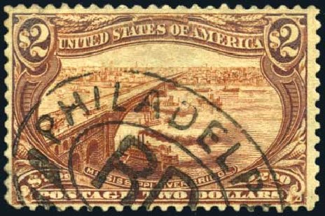 Costs of US Stamps Scott Catalog # 293 - 1898 US$2.00 Trans Mississippi Exposition. Harmer-Schau Auction Galleries, Apr 2010, Sale 85, Lot 285