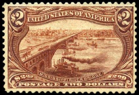 Values of US Stamps Scott 293: US$2.00 1898 Trans Mississippi Exposition. Harmer-Schau Auction Galleries, Oct 2010, Sale 87, Lot 255
