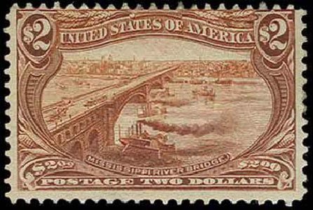 Value of US Stamps Scott # 293: 1898 US$2.00 Trans Mississippi Exposition. H.R. Harmer, Nov 2013, Sale 3004, Lot 1215