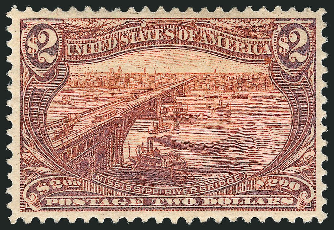 US Stamp Price Scott 293 - 1898 US$2.00 Trans Mississippi Exposition. Robert Siegel Auction Galleries, Mar 2011, Sale 1007, Lot 2565