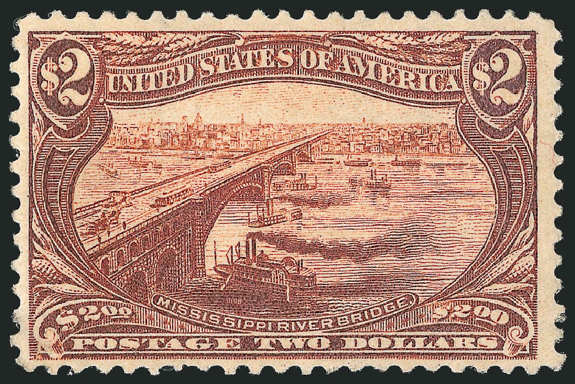 US Stamp Price Scott Catalogue #293: 1898 US$2.00 Trans Mississippi Exposition. Robert Siegel Auction Galleries, Oct 2011, Sale 1014, Lot 1675
