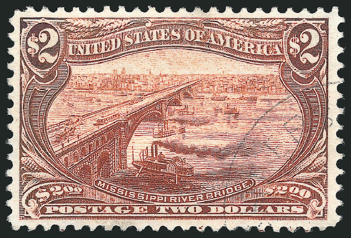 US Stamp Price Scott Catalog # 293 - US$2.00 1898 Trans Mississippi Exposition. Robert Siegel Auction Galleries, Mar 2012, Sale 1019, Lot 655