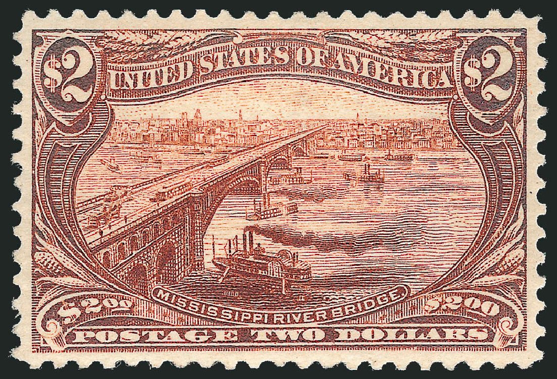 Cost of US Stamp Scott Catalog #293 - 1898 US$2.00 Trans Mississippi Exposition. Robert Siegel Auction Galleries, Jun 2012, Sale 1025, Lot 205
