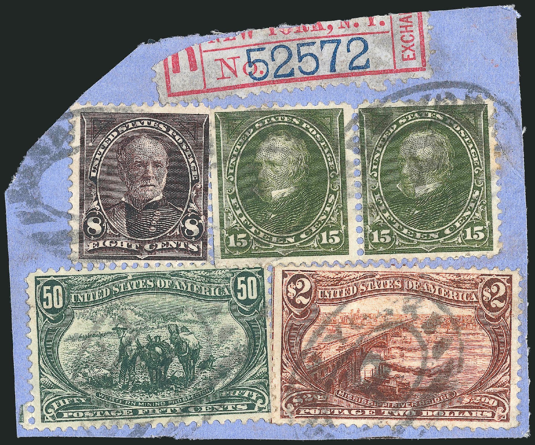 Cost of US Stamp Scott Catalog 293 - 1898 US$2.00 Trans Mississippi Exposition. Robert Siegel Auction Galleries, Nov 2013, Sale 1056, Lot 325