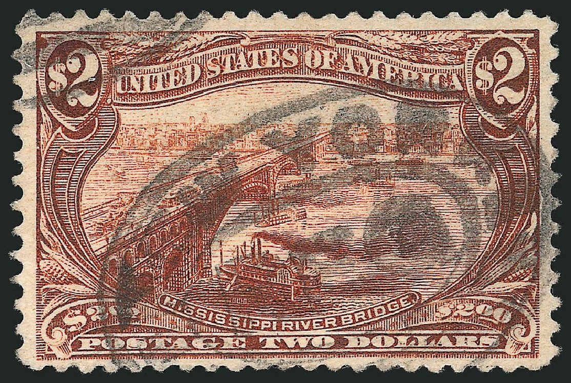 Cost of US Stamps Scott # 293: US$2.00 1898 Trans Mississippi Exposition. Robert Siegel Auction Galleries, Mar 2014, Sale 1067, Lot 1335