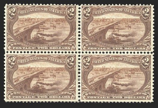 US Stamps Value Scott #293: 1898 US$2.00 Trans Mississippi Exposition. Spink Shreves Galleries, Nov 2012, Sale 141, Lot 125