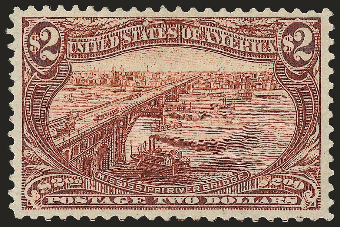 Costs of US Stamp Scott Catalog 293 - 1898 US$2.00 Trans Mississippi Exposition. Robert Siegel Auction Galleries, Jun 2009, Sale 975, Lot 1642