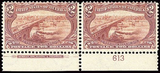 US Stamp Price Scott Catalogue 293: US$2.00 1898 Trans Mississippi Exposition. Spink Shreves Galleries, Jan 2014, Sale 146, Lot 342