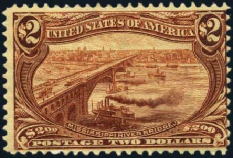 US Stamp Prices Scott 293 - 1898 US$2.00 Trans Mississippi Exposition. Harmer-Schau Auction Galleries, Aug 2012, Sale 94, Lot 1443