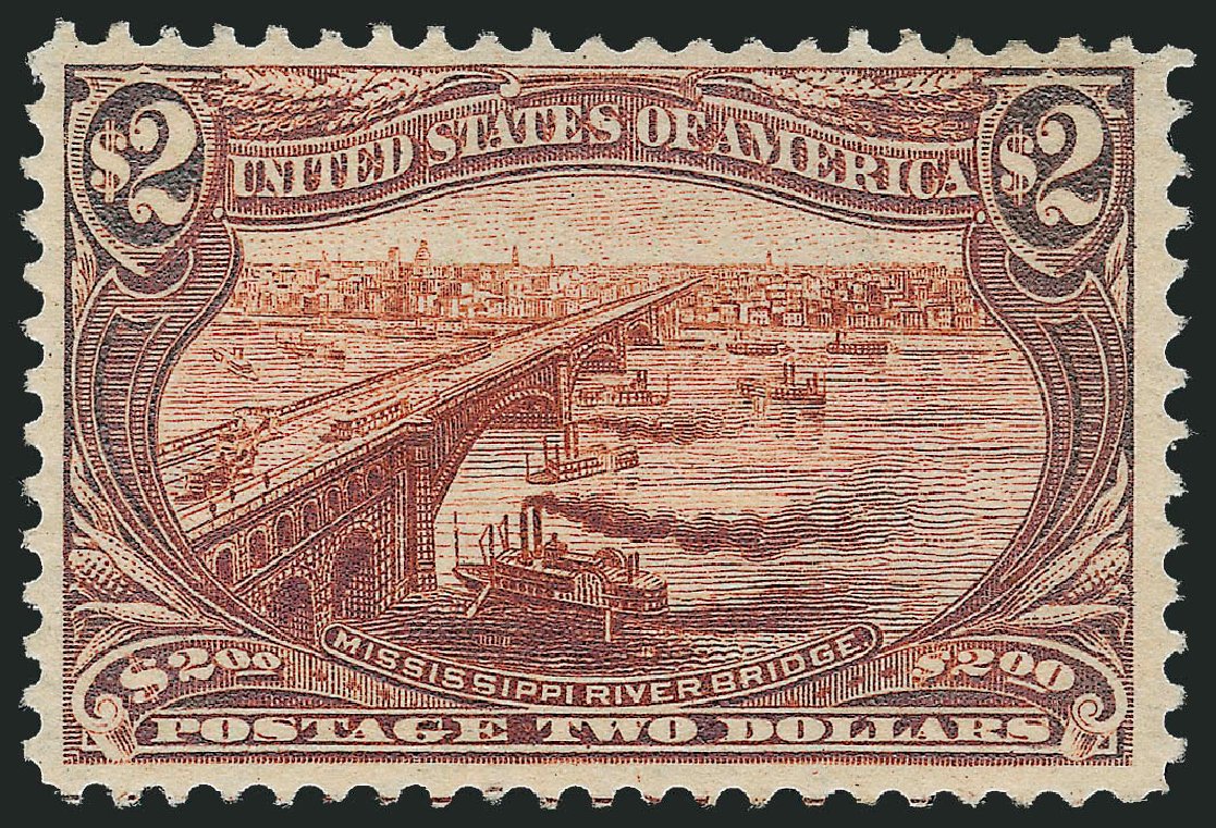 US Stamps Price Scott 293: US$2.00 1898 Trans Mississippi Exposition. Robert Siegel Auction Galleries, Dec 2008, Sale 967, Lot 4493