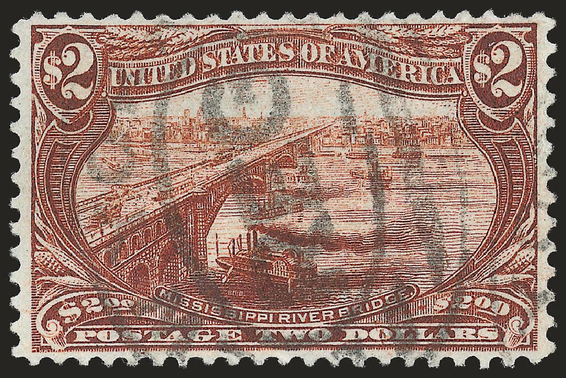 Price of US Stamps Scott Catalogue # 293 - US$2.00 1898 Trans Mississippi Exposition. Robert Siegel Auction Galleries, Jun 2009, Sale 975, Lot 1643