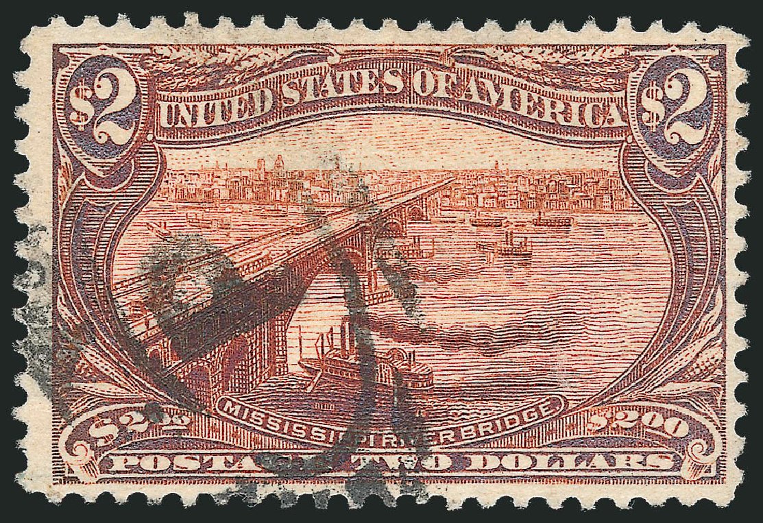 Cost of US Stamps Scott Catalogue # 293 - US$2.00 1898 Trans Mississippi Exposition. Robert Siegel Auction Galleries, Oct 2010, Sale 997, Lot 5823