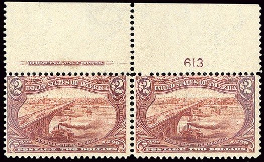 Price of US Stamps Scott Catalogue 293: US$2.00 1898 Trans Mississippi Exposition. Spink Shreves Galleries, Jan 2014, Sale 146, Lot 343